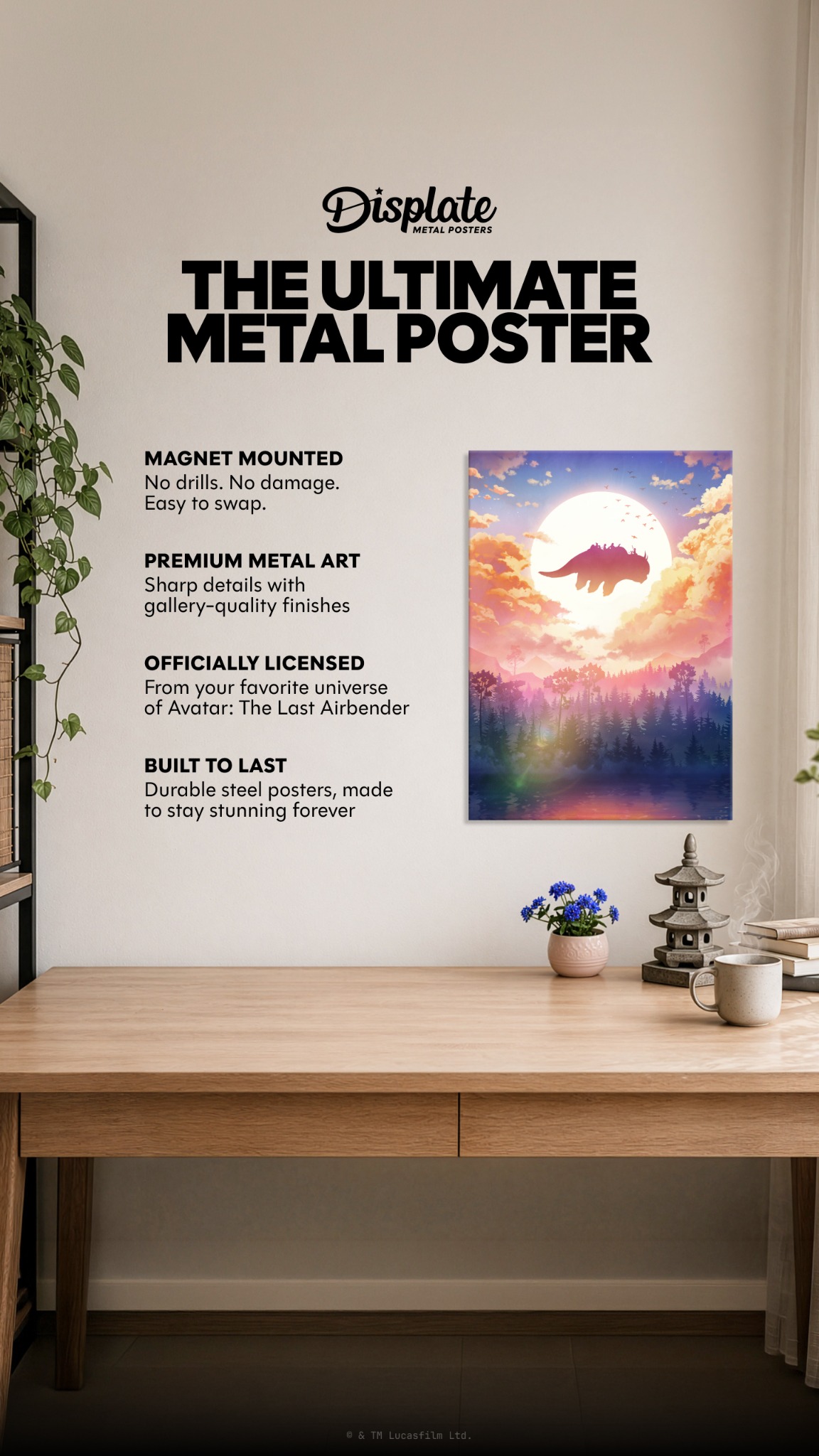 Displate Facebook ad