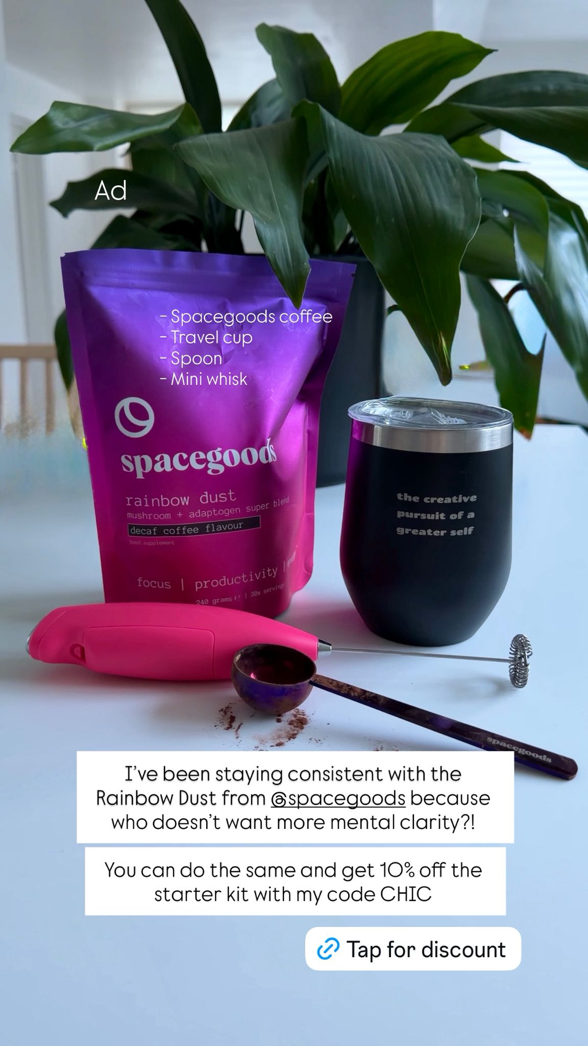 Spacegoods Facebook ad