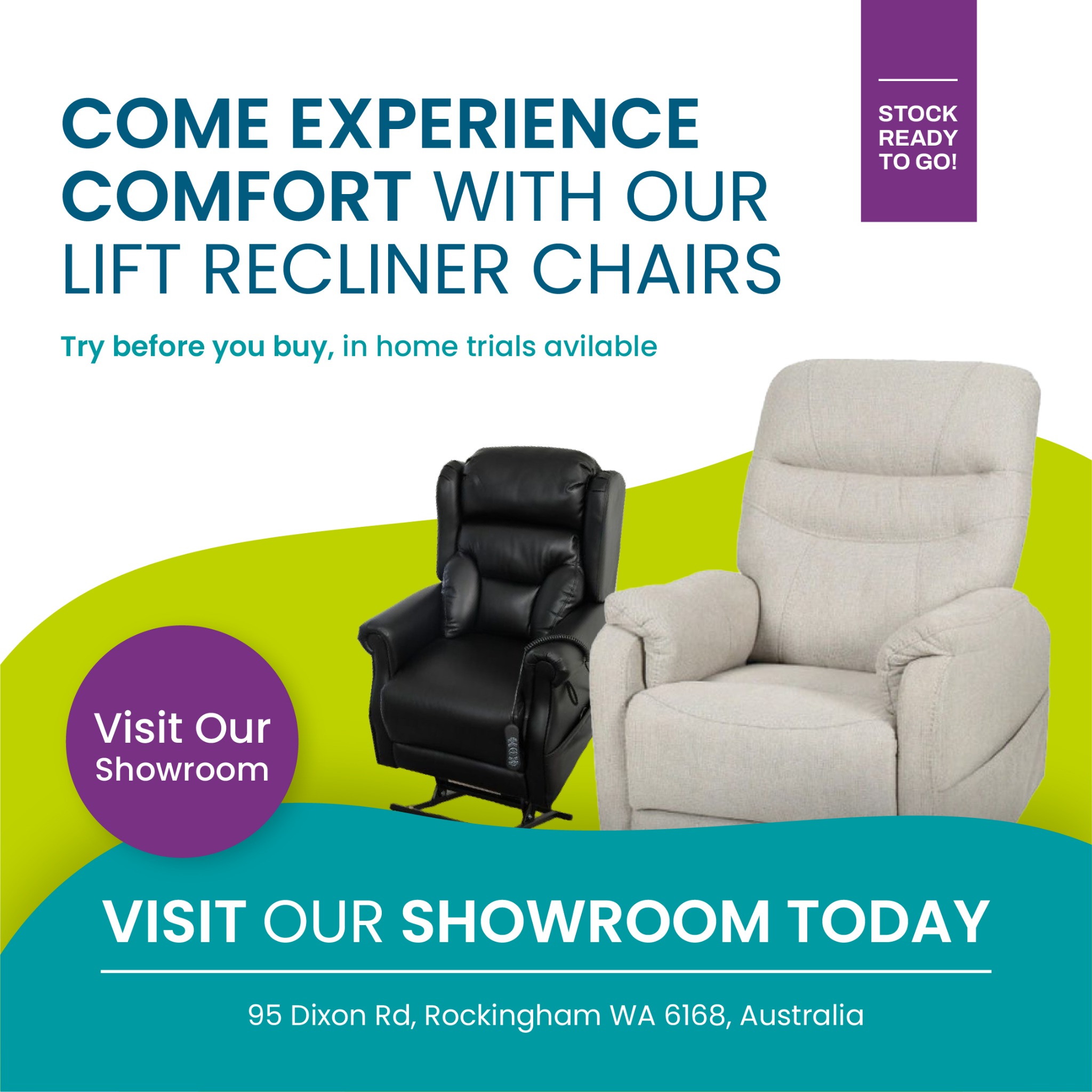 Rockingham Kwinana Mobility & Rehabilitation Supplies Facebook ad from Dec 4, 2025