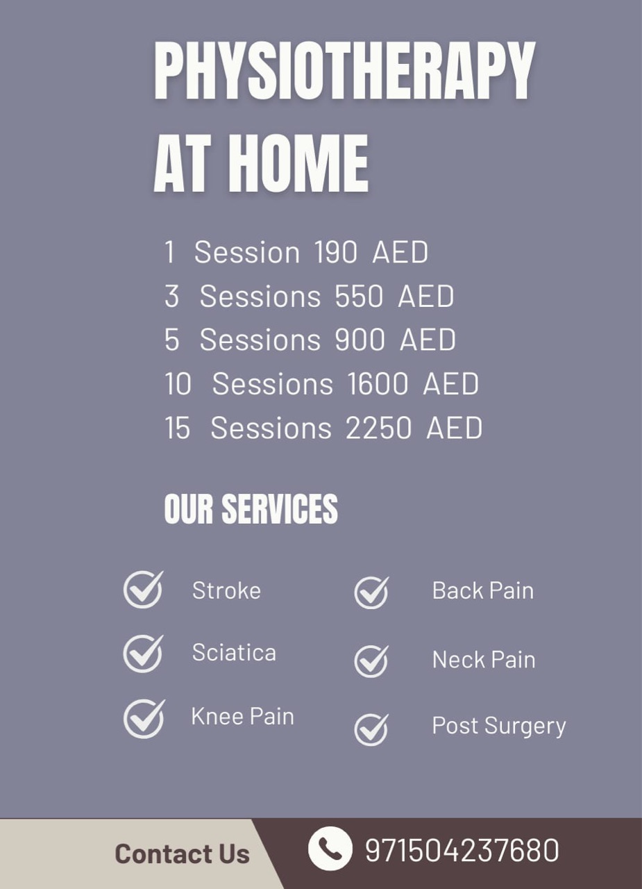 Dr. Muhammad Saad Javed Facebook ad: Physiotherapy at home