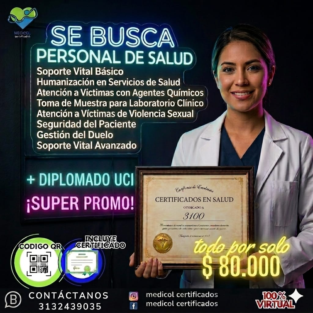 Medicol Certificados Facebook ad: SE BUSCA
