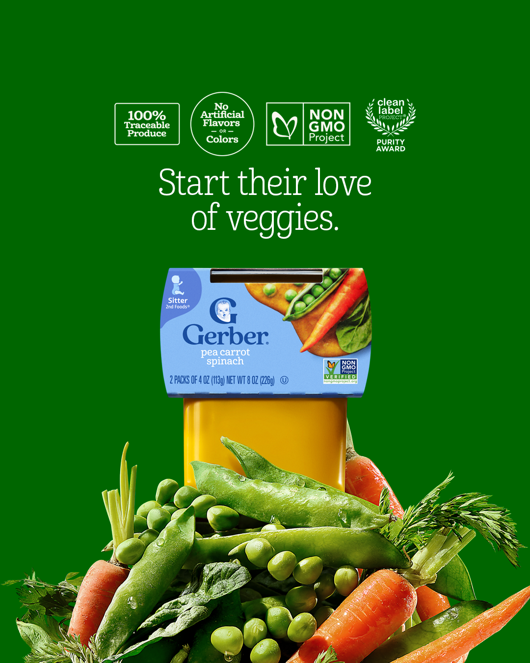 Gerber Facebook ad