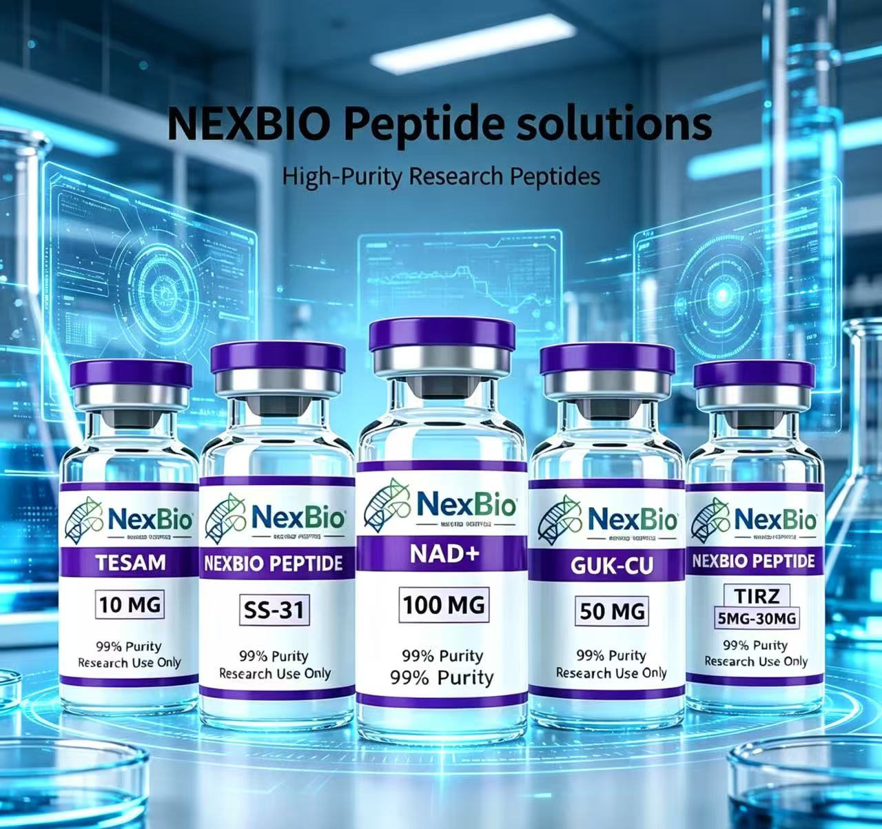 Peptides Online Store Facebook ad from May 7, 2026