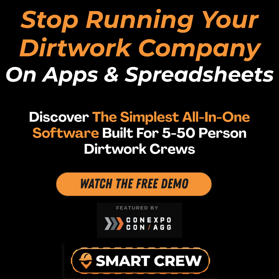 SmartCrew Facebook ad: I've wanted this dirtwork software for years.