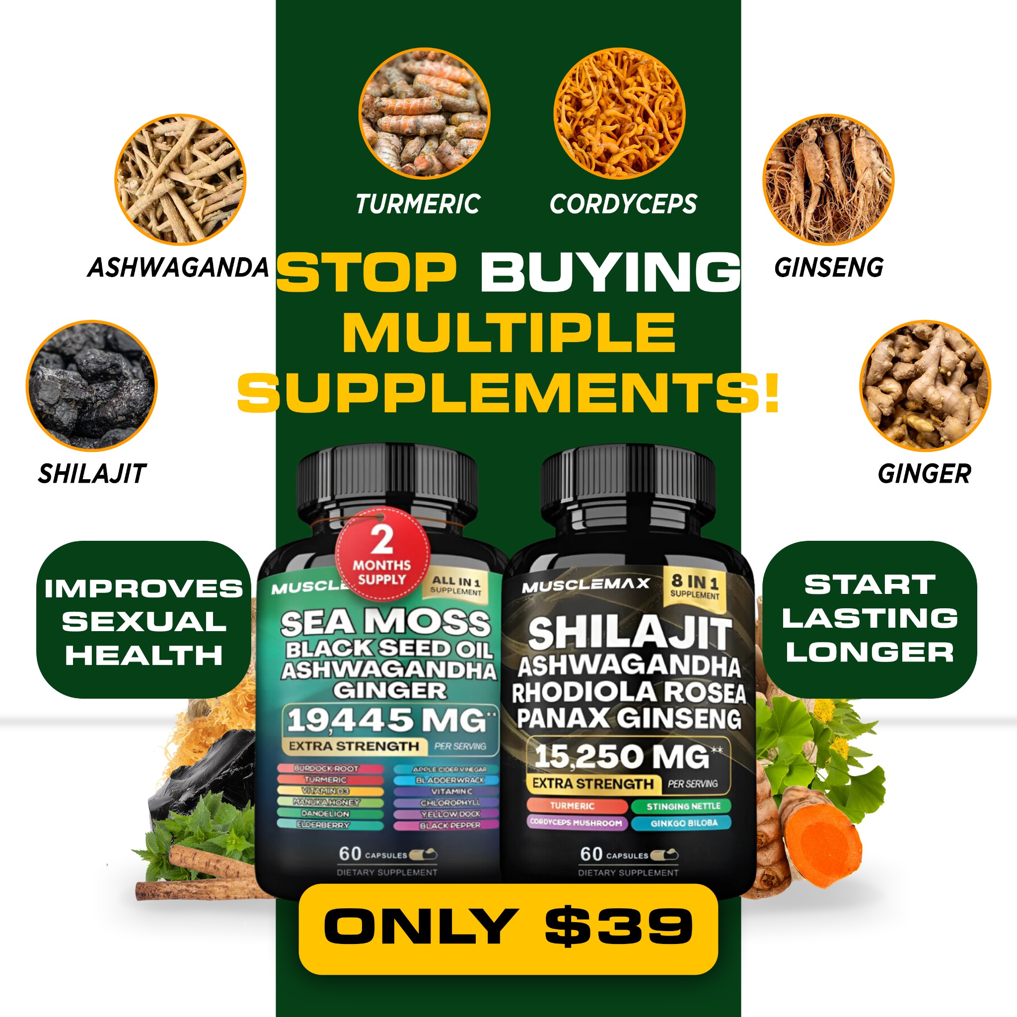 MuscleMax Nutrition Facebook ad