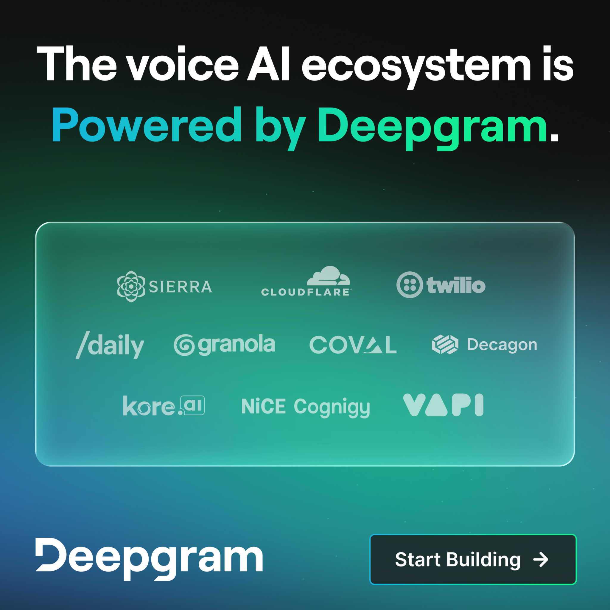 Deepgram Facebook ad