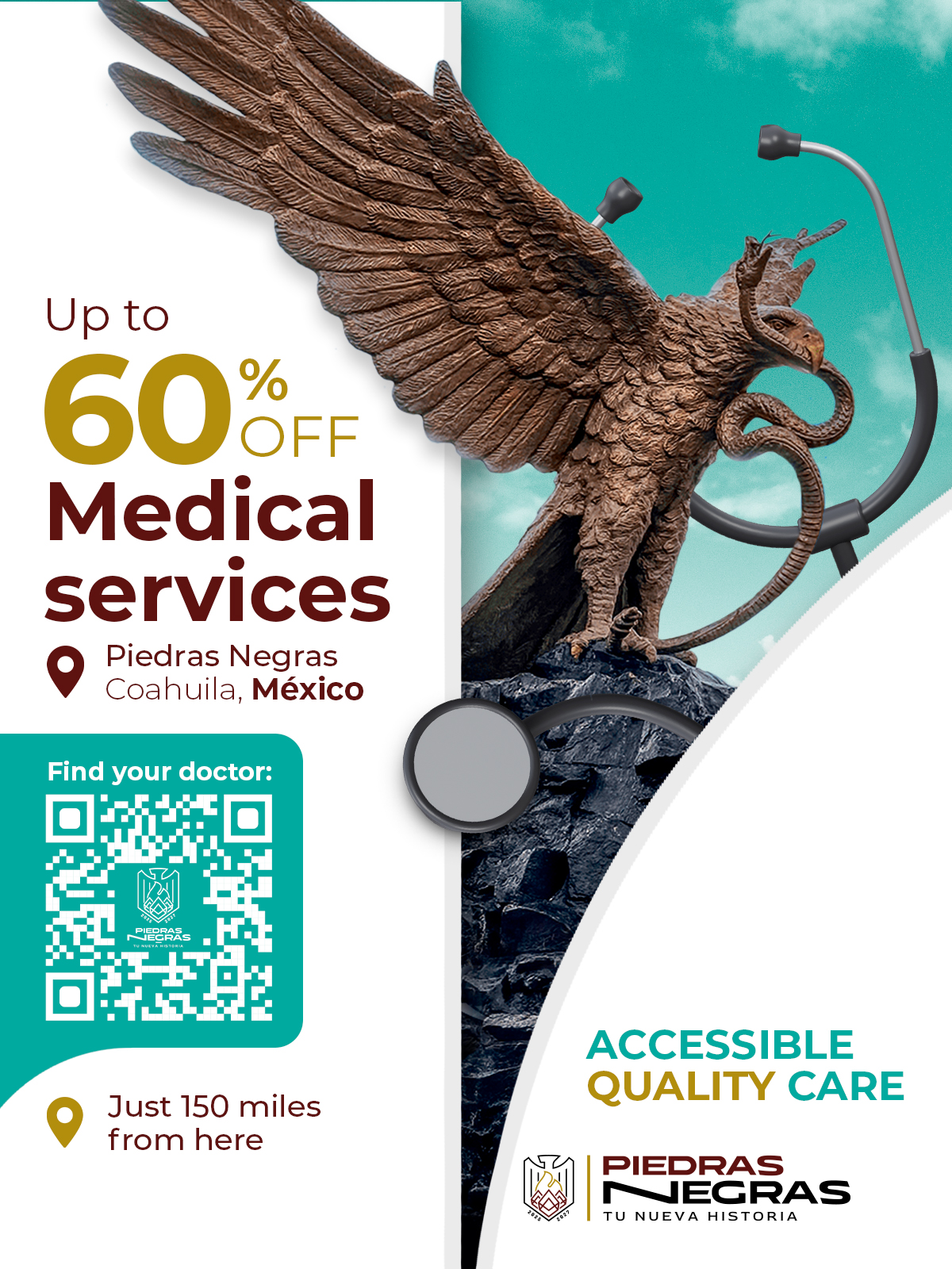 Retmede Turismo Médico Piedras Negras Facebook ad: Top Specialists & Priority US Return