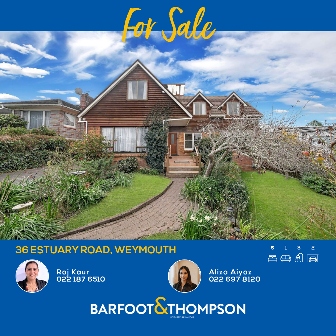 Barfoot & Thompson Otahuhu Facebook ad: 36 Estuary Road, Weymouth