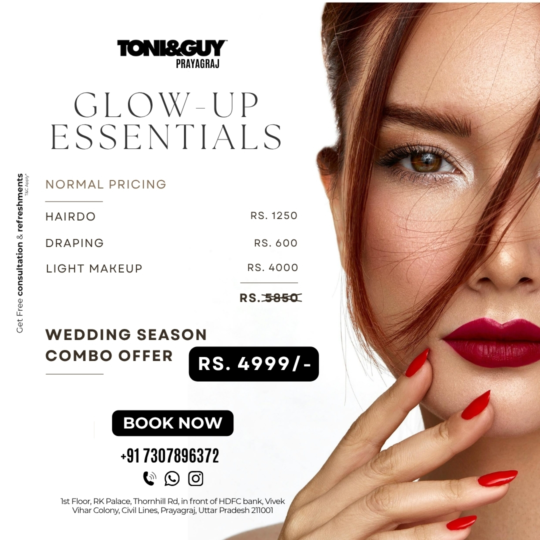 Toni&Guy Prayagraj Facebook ad: Step into the spotlight this wedding season