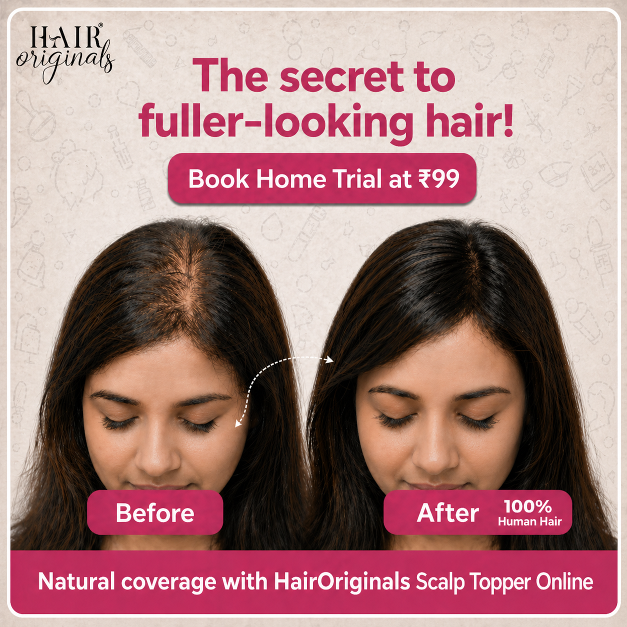 HairOriginals Facebook ad