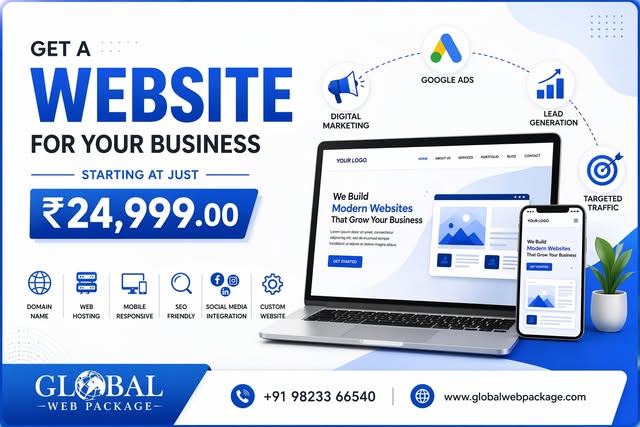Global Web Package Pvt. Ltd. Facebook ad: Best Website Development