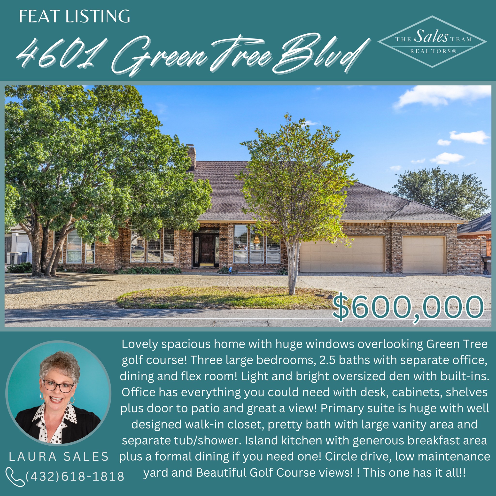 The Sales Team Facebook ad: FOR SALE | $600,000