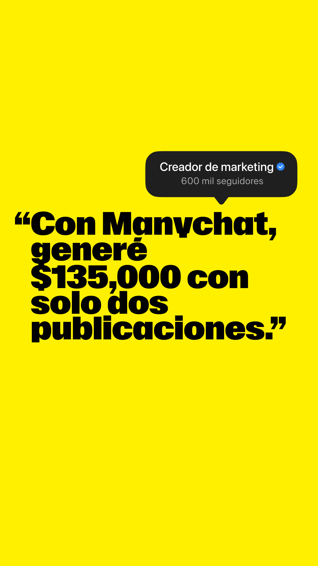 Manychat Facebook ad