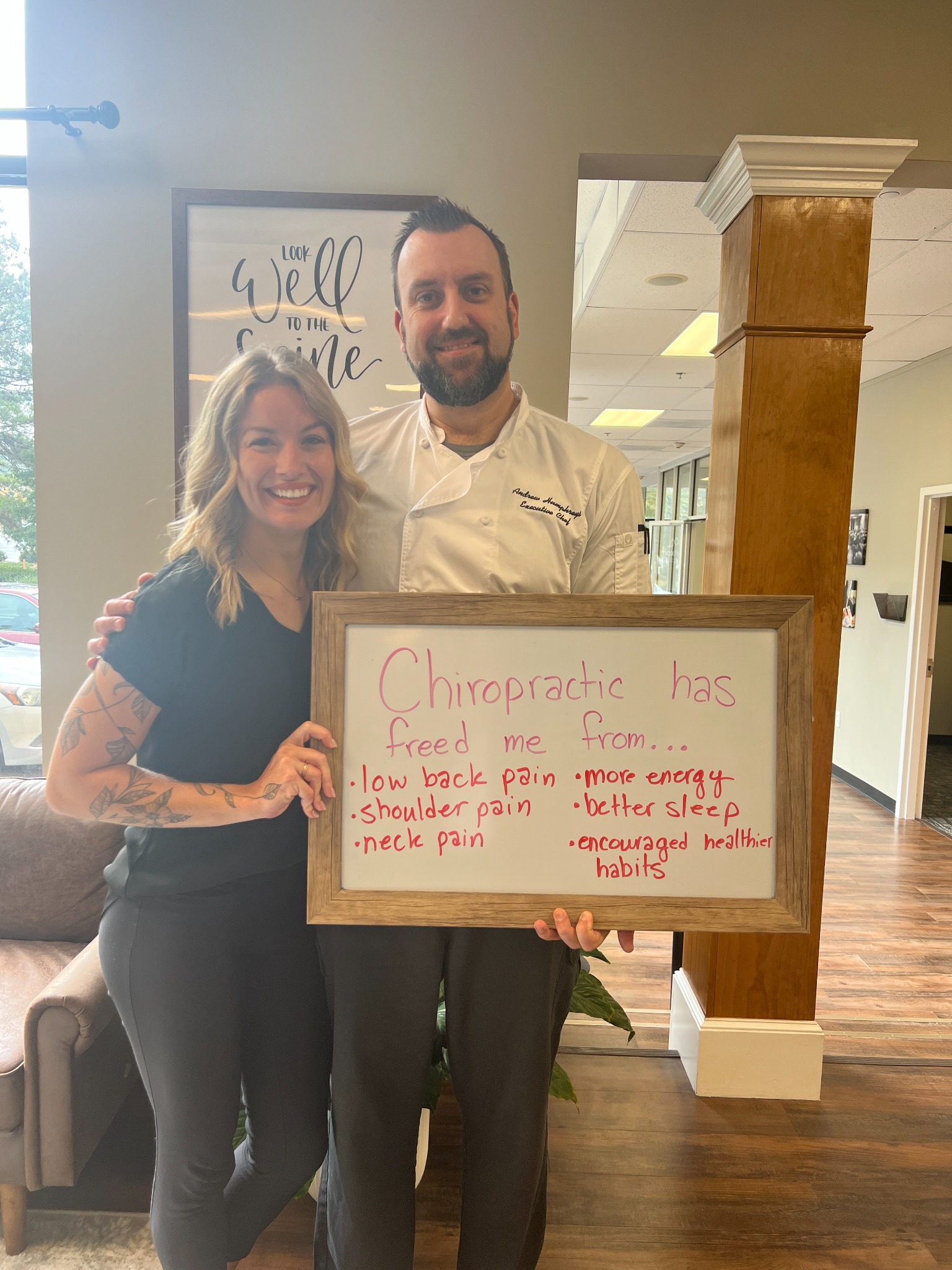 East Coast Family Chiropractic Facebook ad: Pain Relief Starts with One Visit
