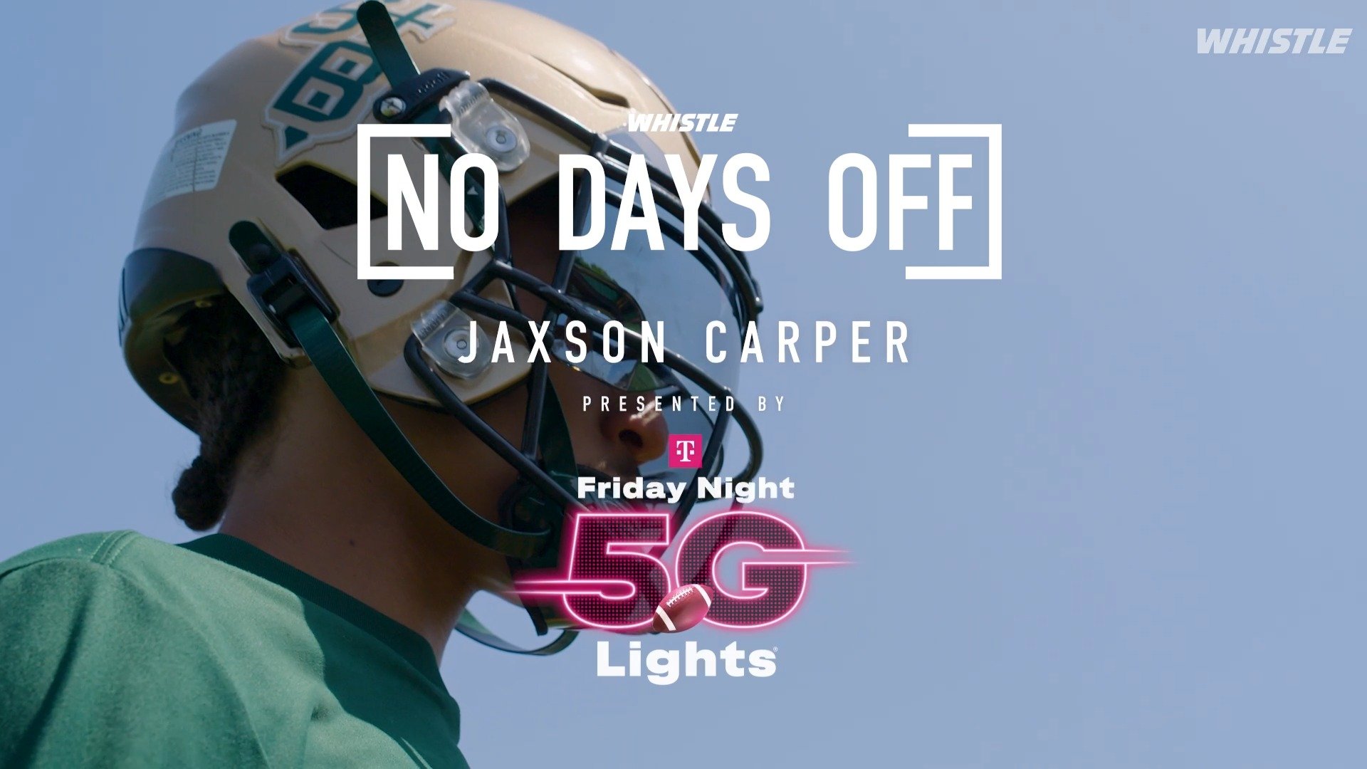 Whistle Sports Facebook ad: No Days Off: Jaxson Carper