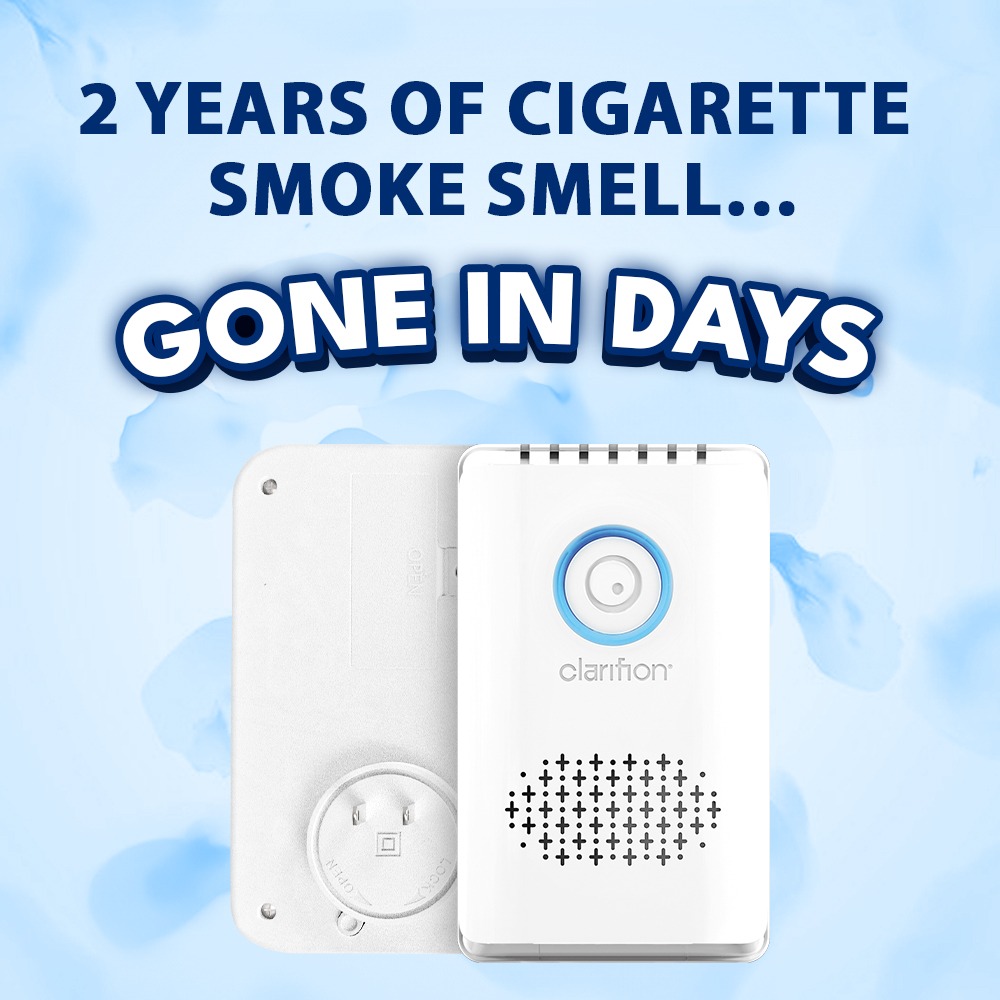 The Smoke Odor Eliminator Facebook ad