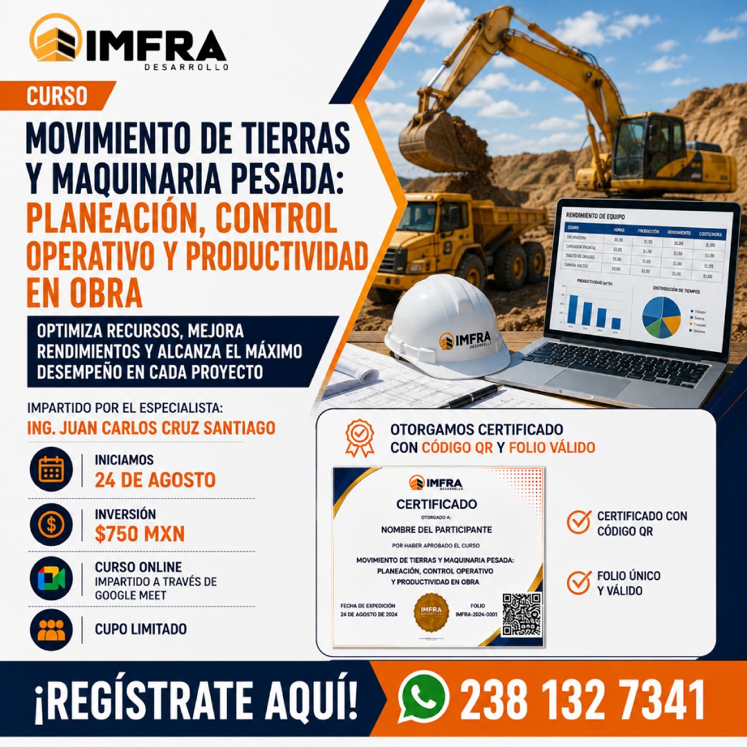 Imfra Desarrollo Facebook ad: Prepárate para convertirte en el profesional que no…