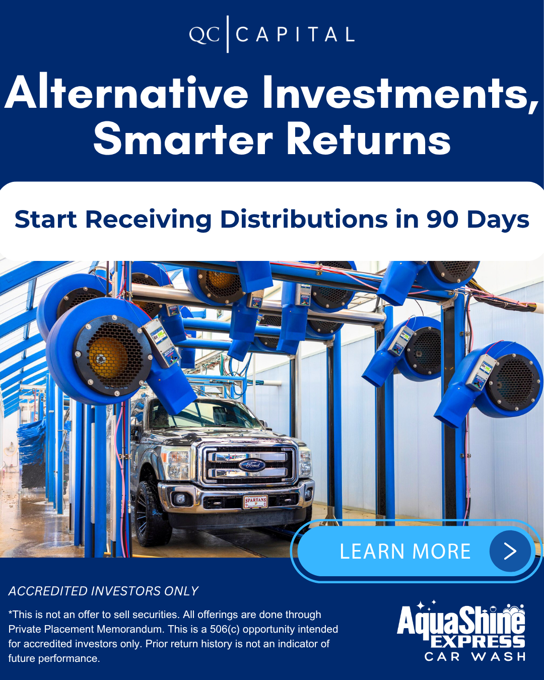 QC Capital Facebook ad: Invest Now | QC Capital