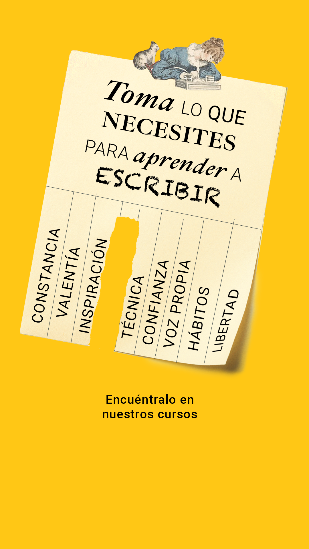 Escuela de Escritores Facebook ad from Nov 7, 2025