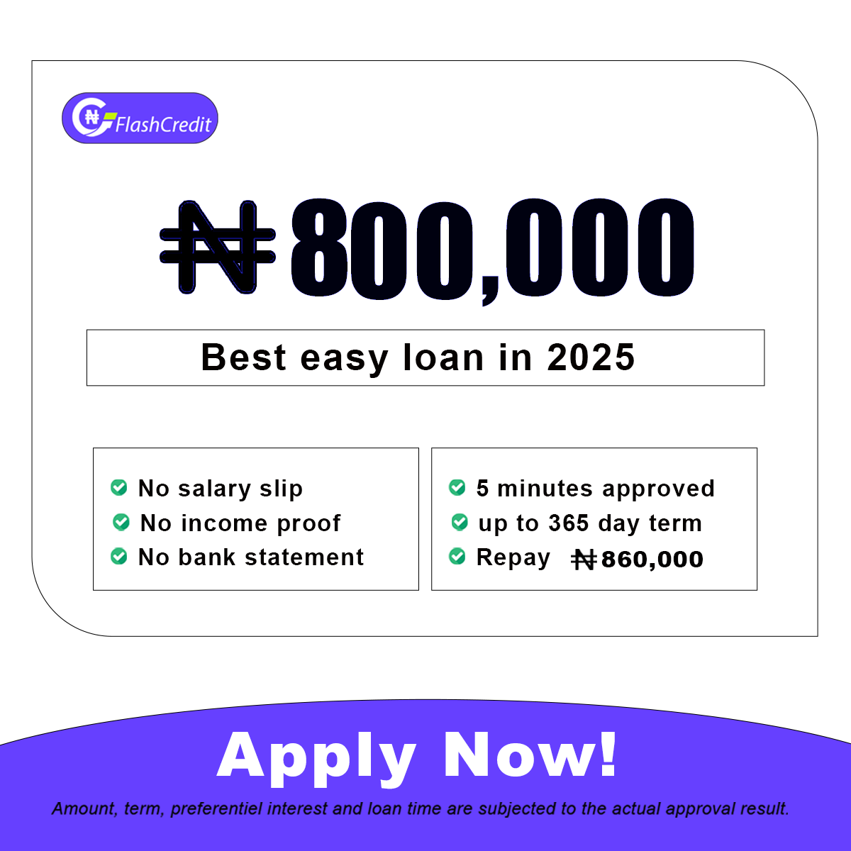 FlashCredit Facebook ad from Jan 26, 2026