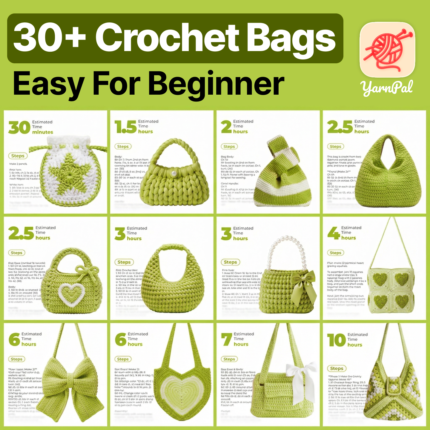 YarnPal - Crochet for Beginners Facebook ad: Start crochet now, easy and relaxing