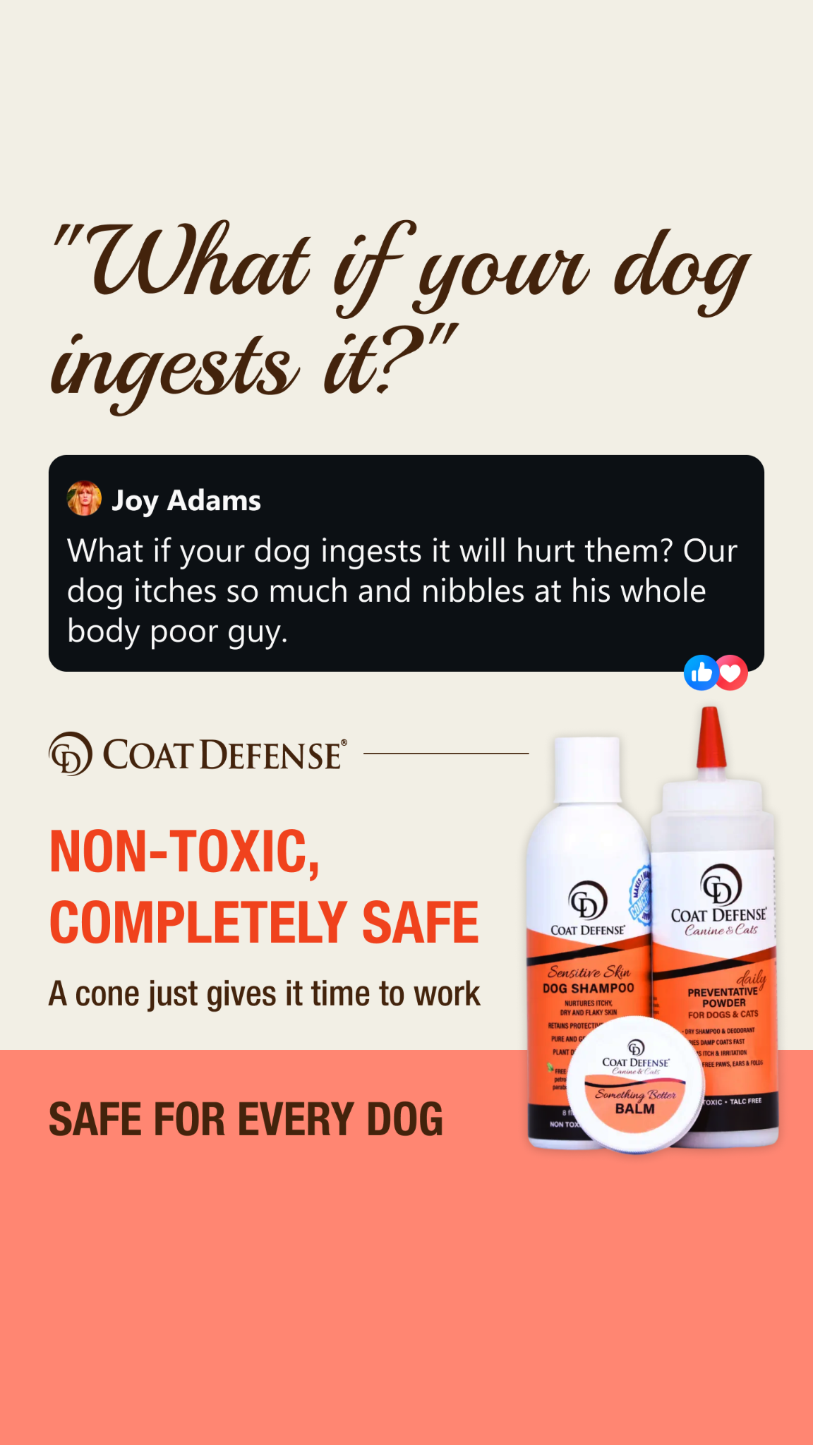 Coat Defense Facebook ad