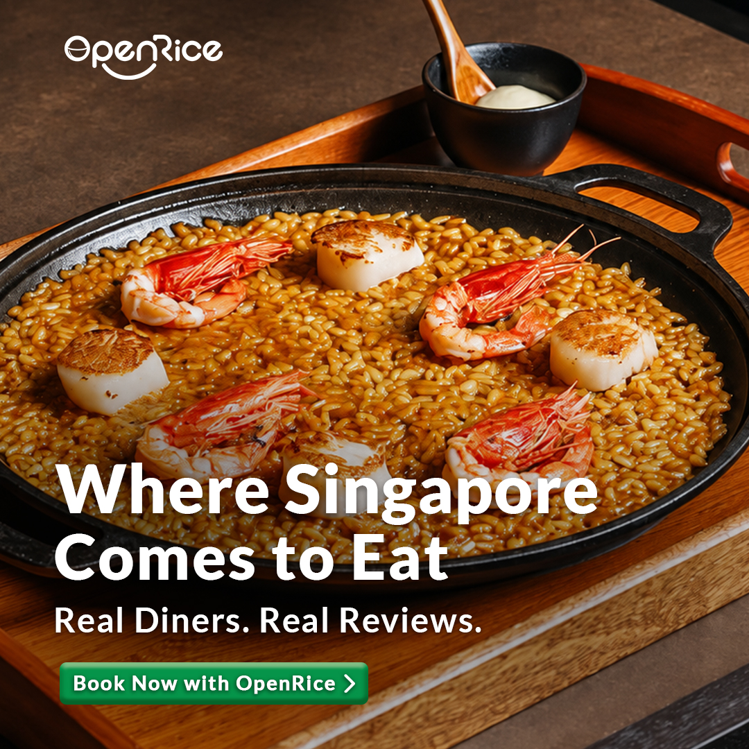 OpenRice Singapore Facebook ad: Real Diners. Real Reviews.