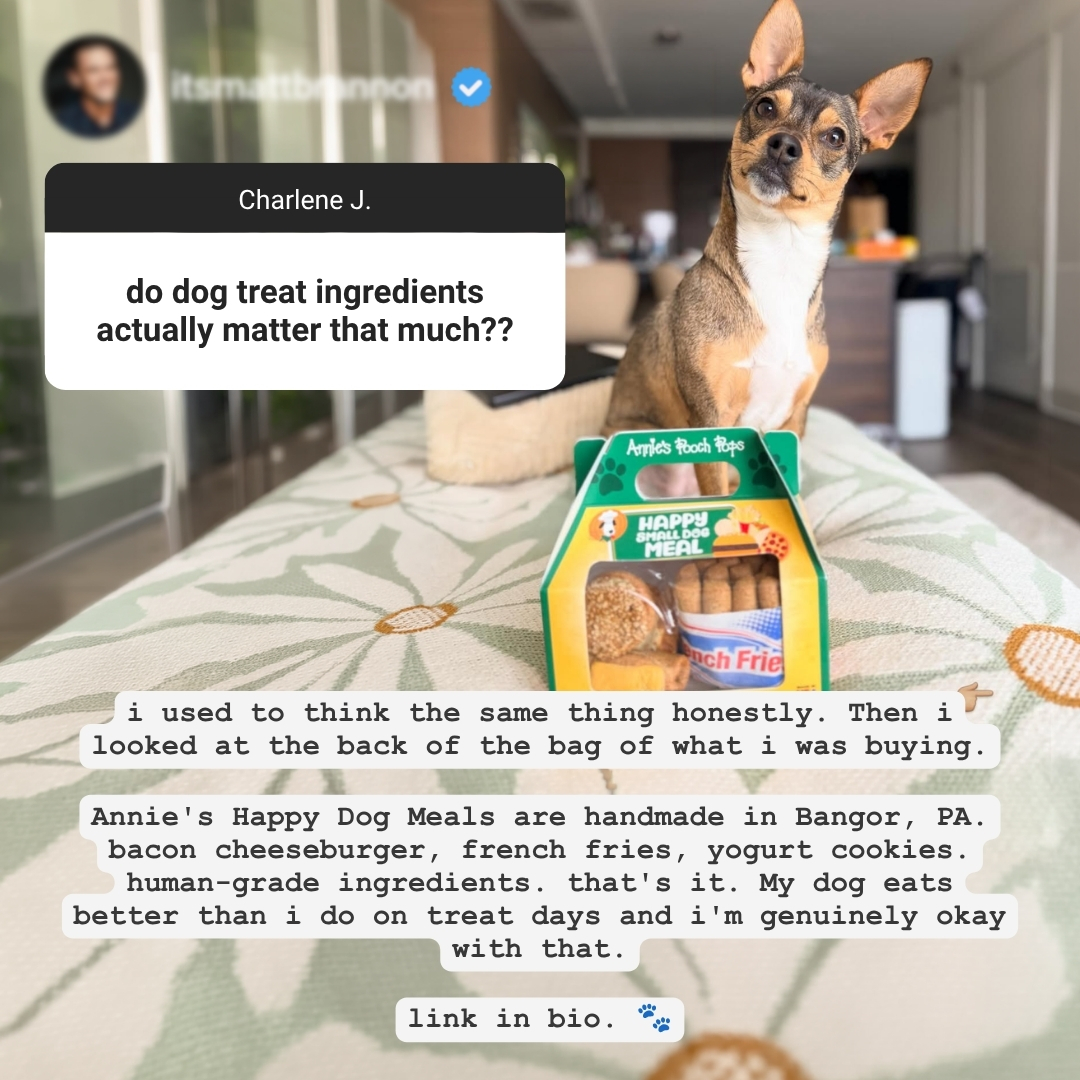 Annie's Pooch Pops Facebook ad: The Treat Even Picky Pups Can't Walk Away From