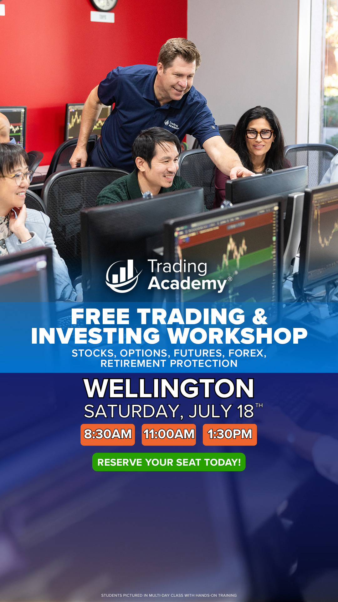 Trading Academy Facebook ad
