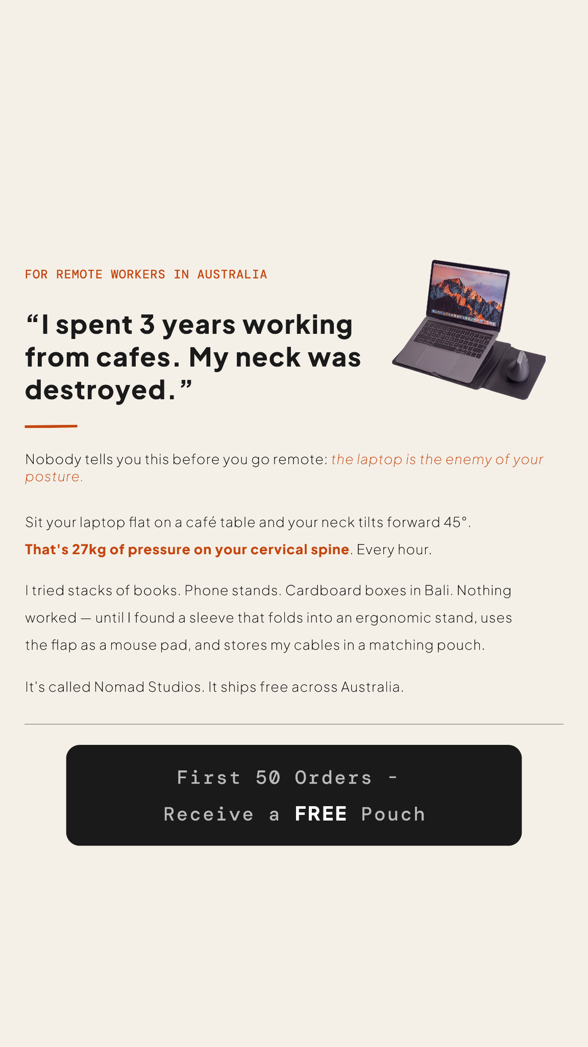 Nomad Studios Facebook ad from Jul 14, 2026