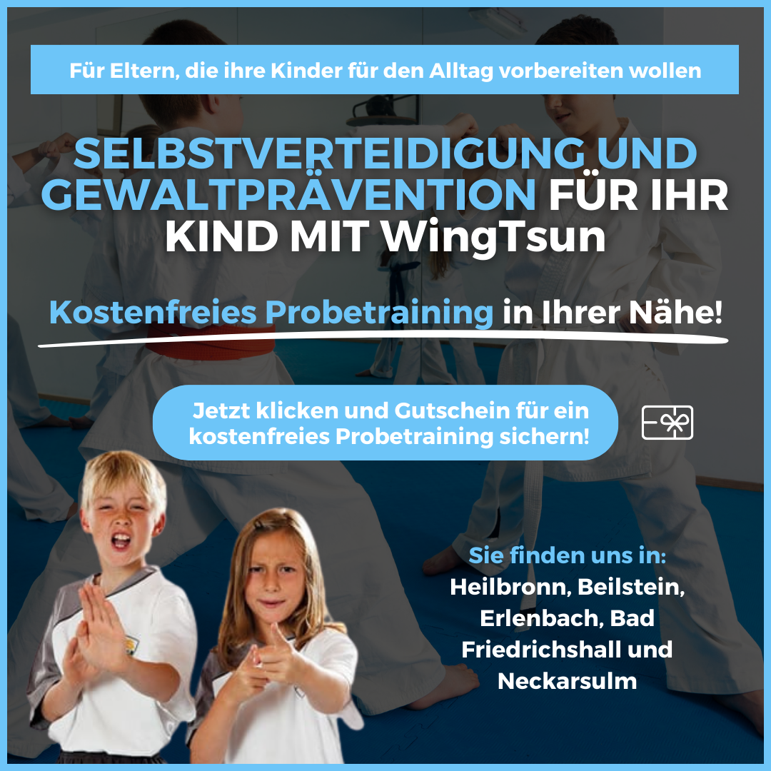 WingTsun Akademie Franken Facebook ad: Selbstverteidigung in der Nähe für Ihr Kind