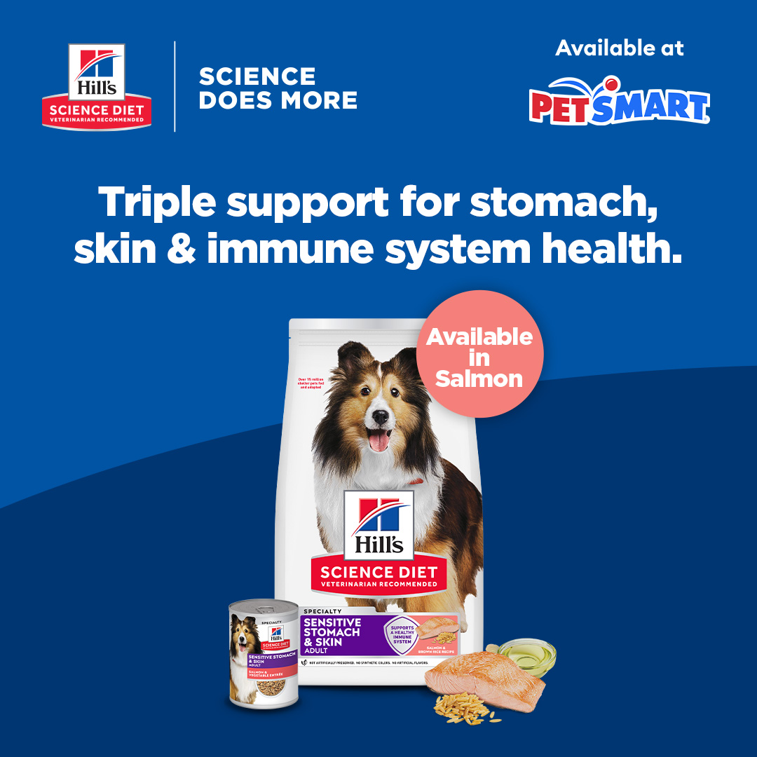 PetSmart Facebook ad: Sensitive Stomach & Skin