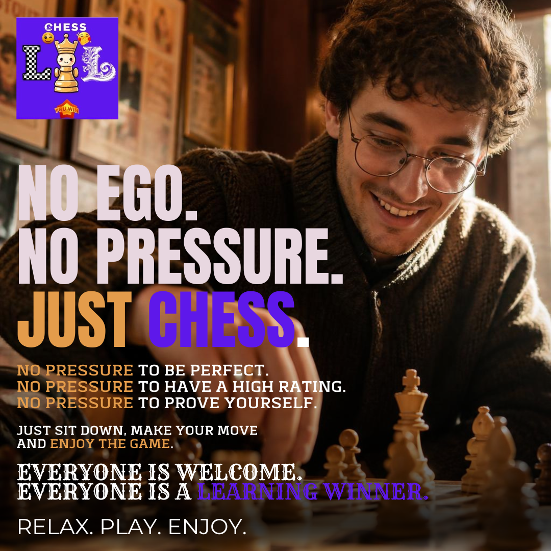 ๐๐ฎ๐ช๐ป๐ท๐ฒ๐ท๐ฐ ๐๐ธ๐ผ๐ฎ๐ป Facebook ad: No Ego. No Pressure. Just Chess.
