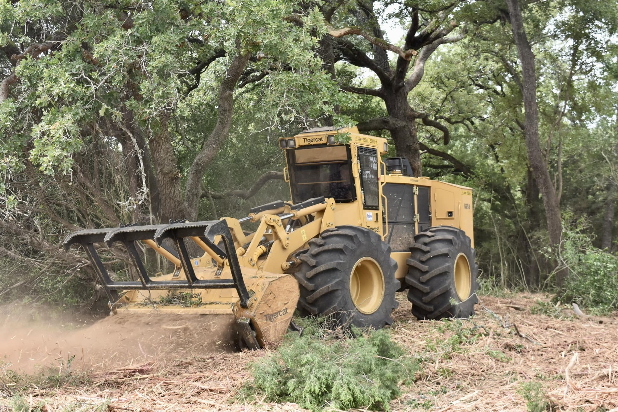 Pierce Land Clearing Facebook ad