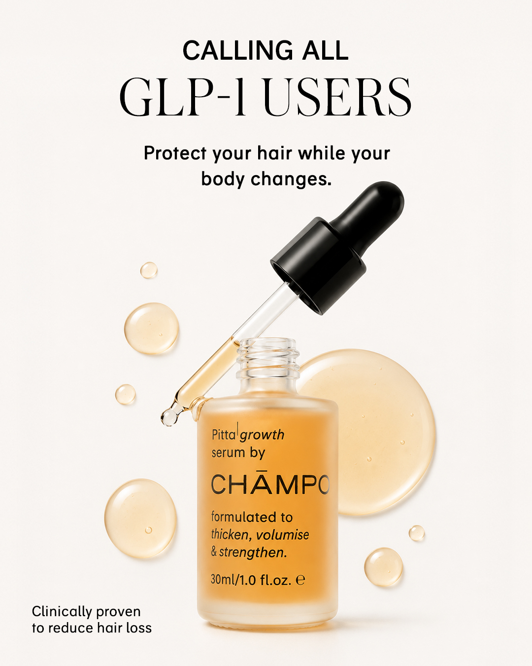 Chāmpo Haircare Facebook ad