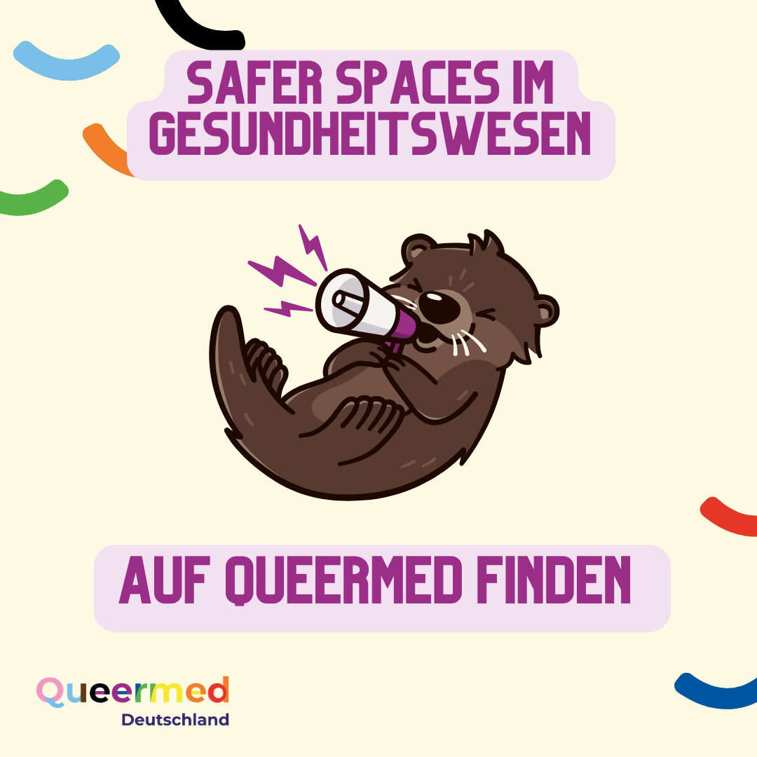 Queermed Deutschland Facebook ad: Queermed bietet ein Verzeichnis mit über 1.800 Empfehlungen…