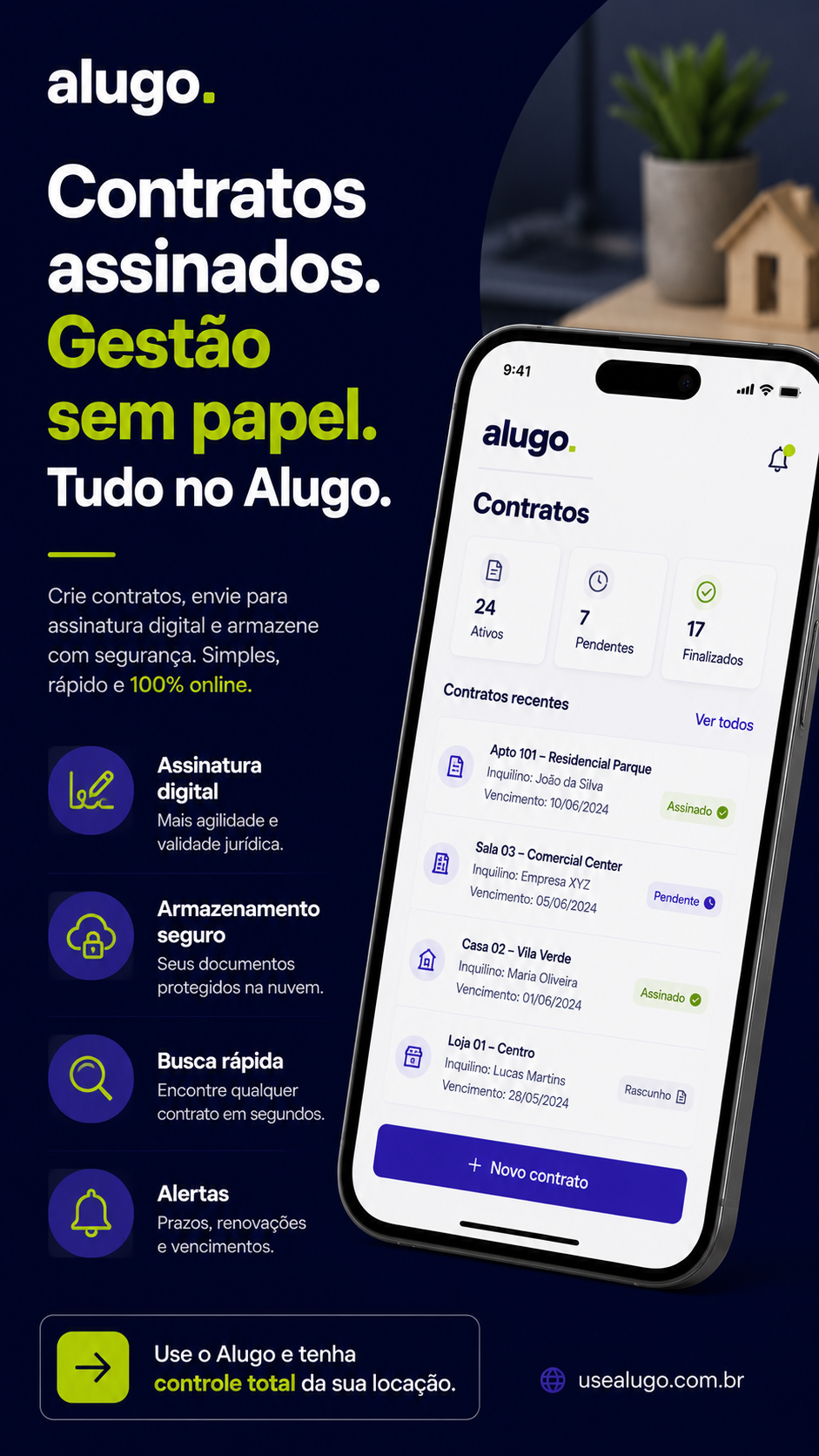 Alugo Facebook ad