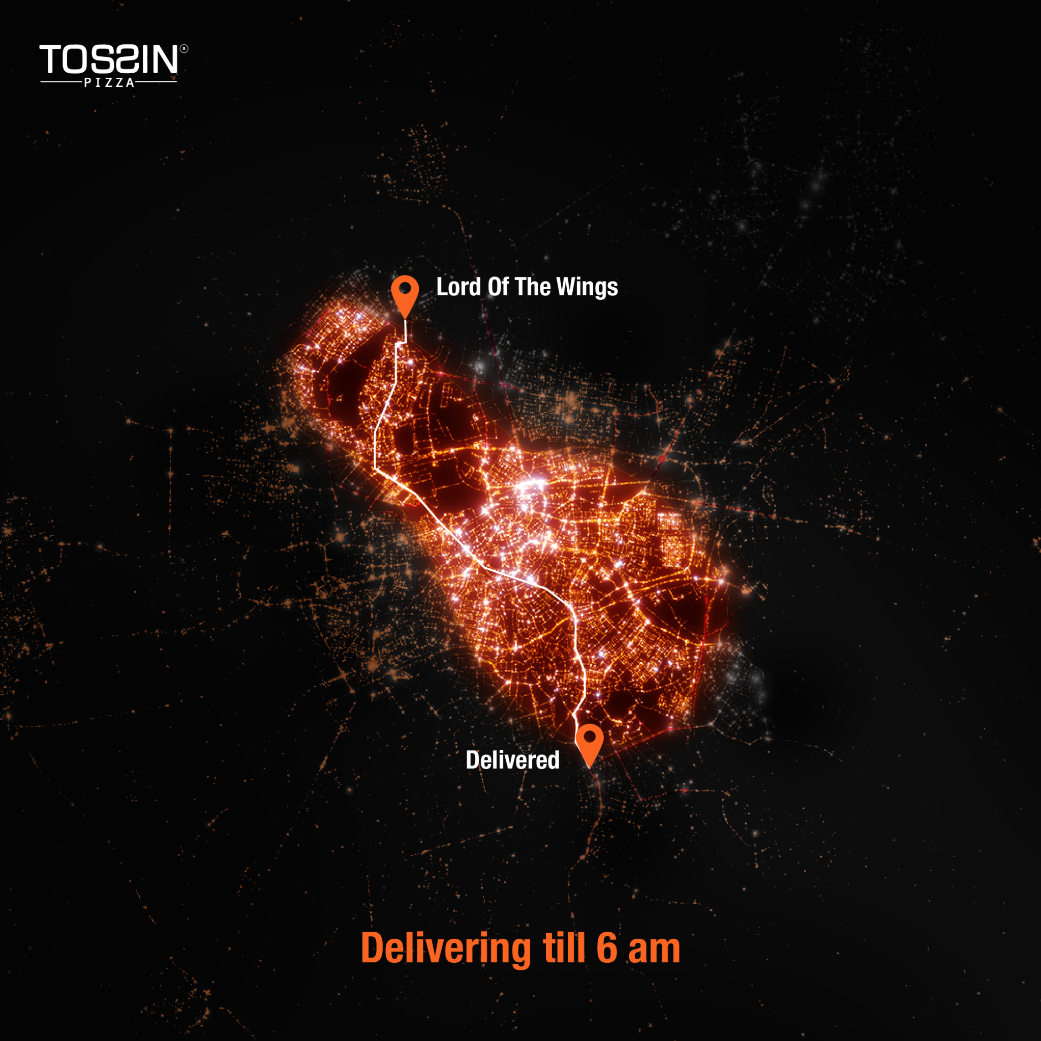 Tossin Pizza India Facebook ad