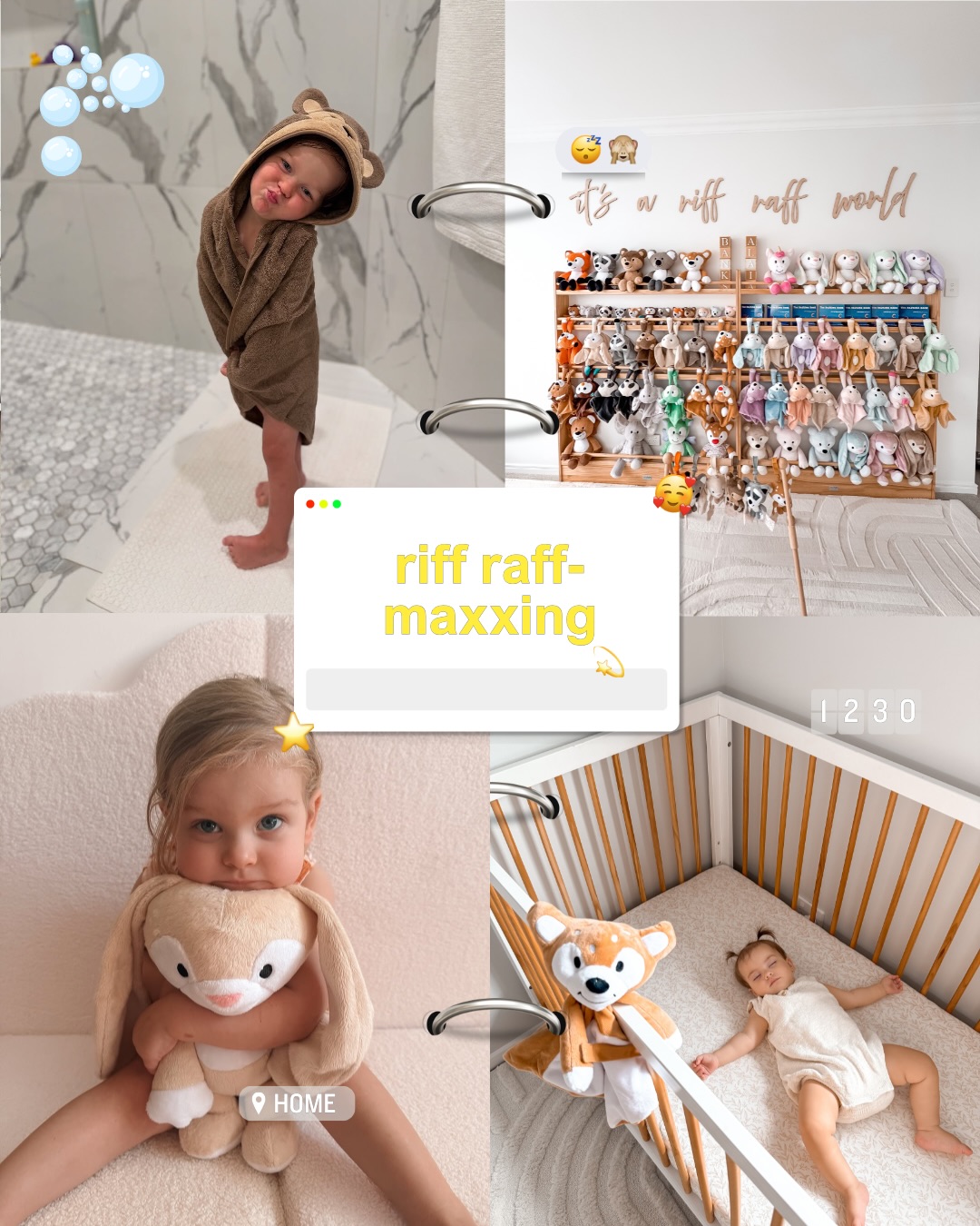 RIFF RAFF SLEEP TOYS Facebook ad
