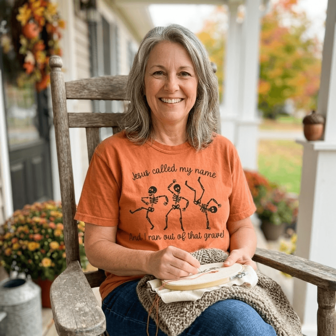 EllyandGrace Facebook ad: She Almost Didn't Make This Shirt.