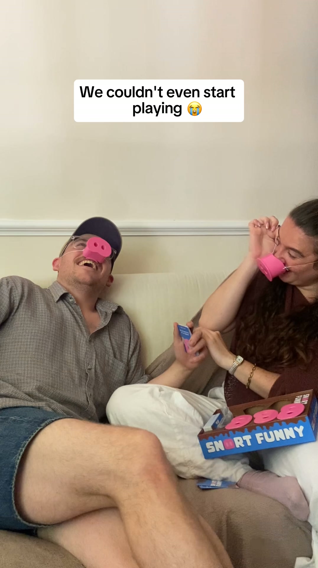 Snort Funny UK Facebook ad: The You-Laugh-You-Lose Party Game