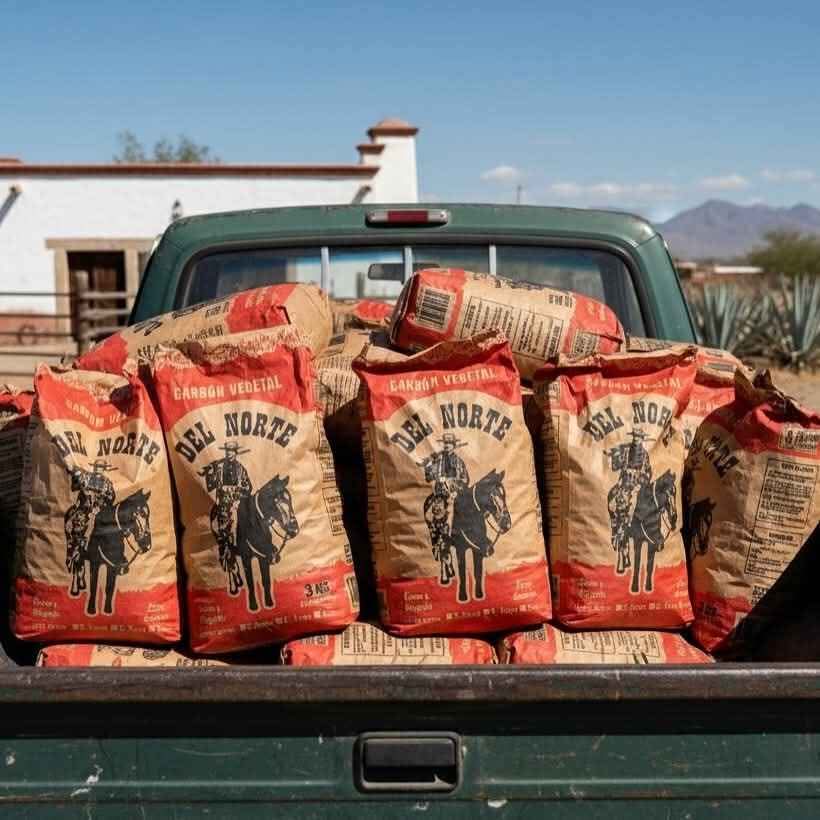Jefe Arca Facebook ad: Bolsa de Papel para carbón Del Norte