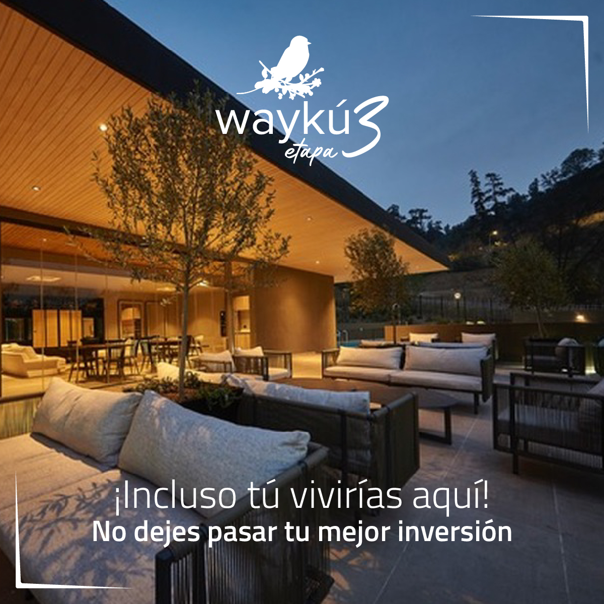 Condominio Waykú Facebook ad: Si vienes mirando oportunidades de inversión inmobiliaria…