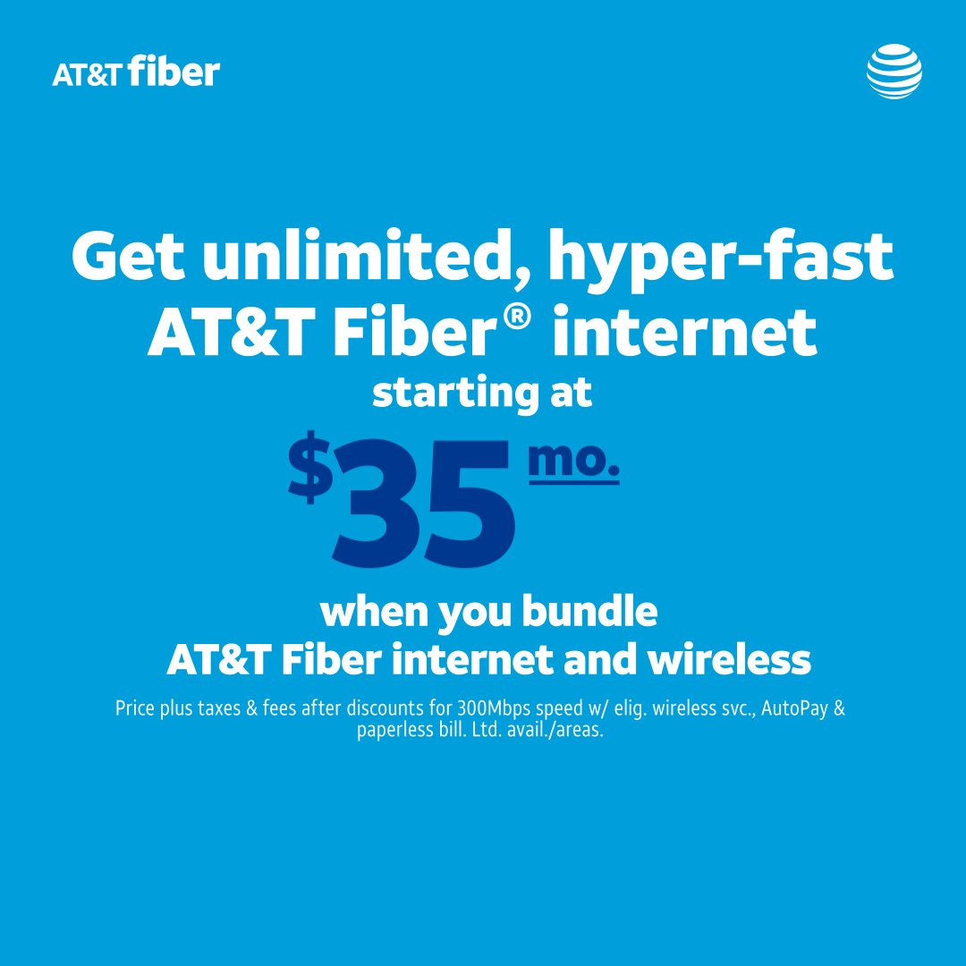 AT&T Facebook ad: AT&T Fiber
