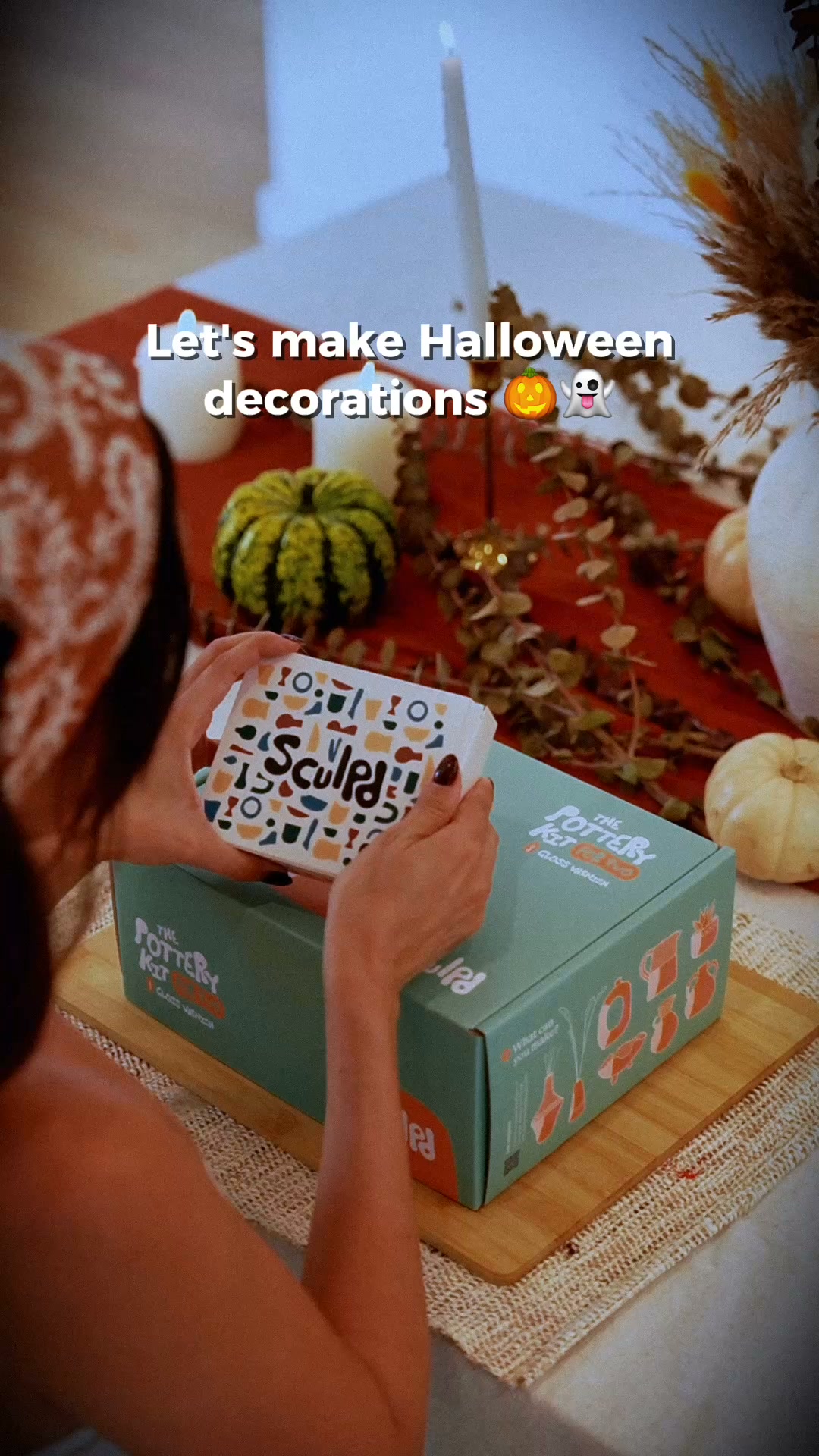 Sculpd Facebook ad: Halloween Decor, Handmade