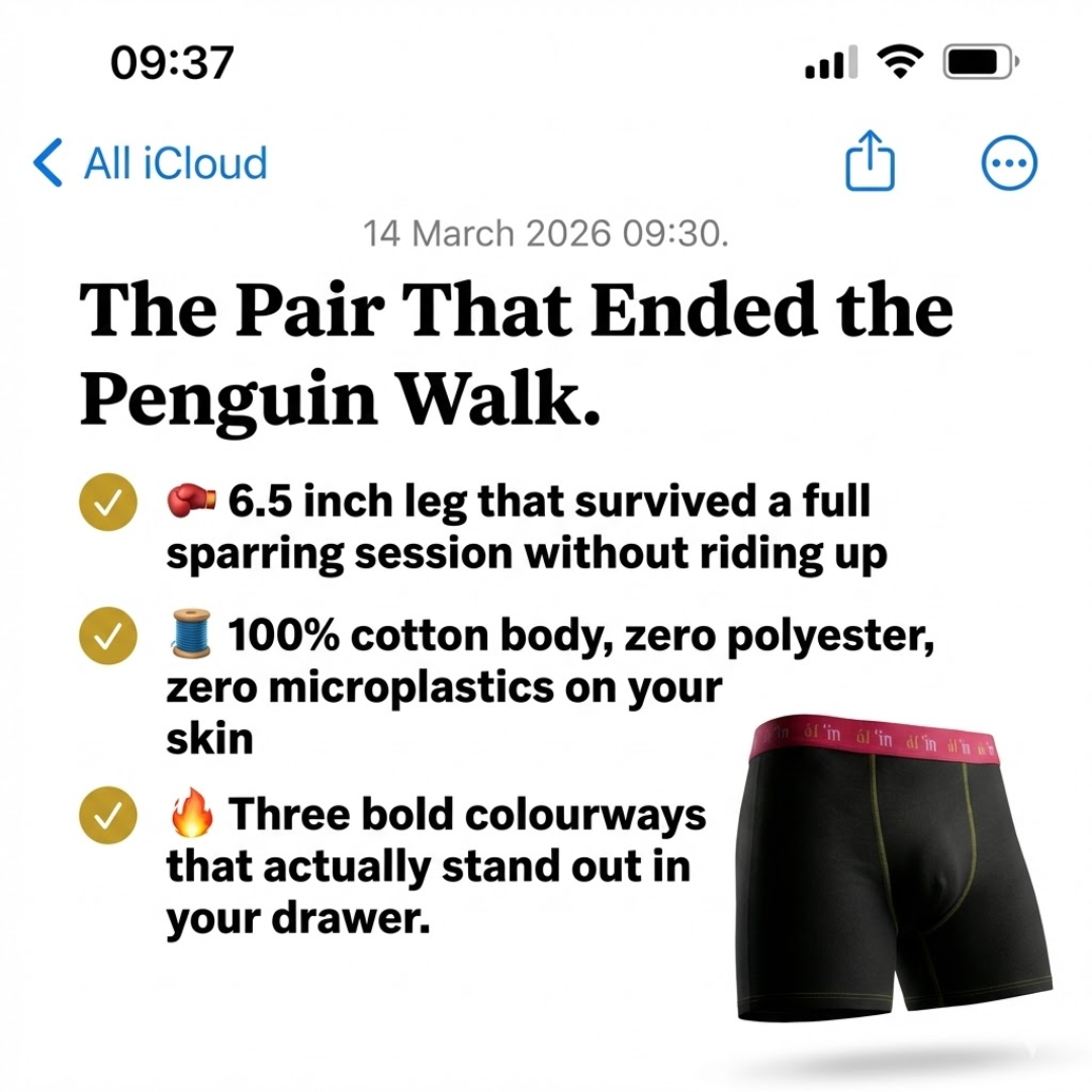 Ál'in Apparel Facebook ad: Stop Wearing Plastic Underwear