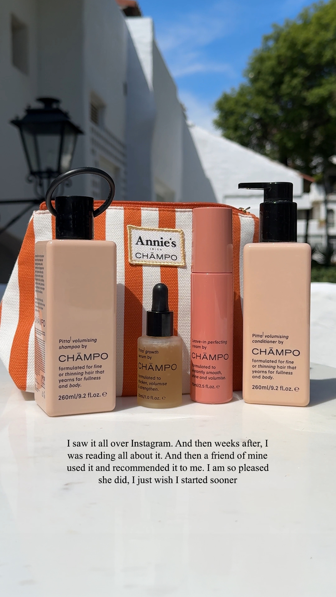 Chāmpo Haircare Facebook ad