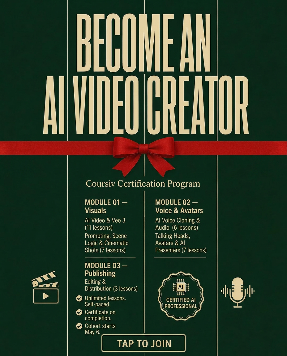 AI Weekly Facebook ad