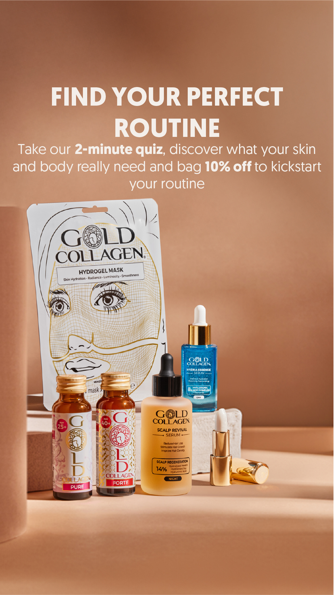 Gold Collagen Facebook ad