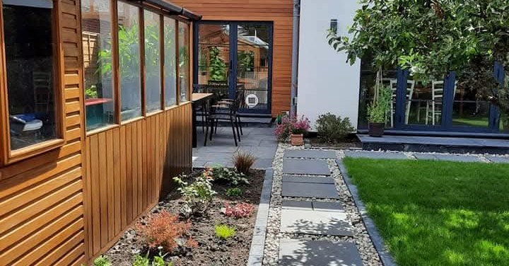 SJ Landscapes Facebook ad: Here at SJ Landscapes we cover all aspects…